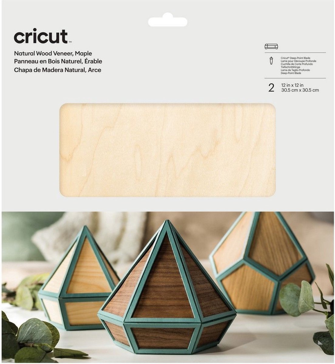 Cricut 2007068 Houtfineer Snijbreedte 30.5 cm Esdoorn