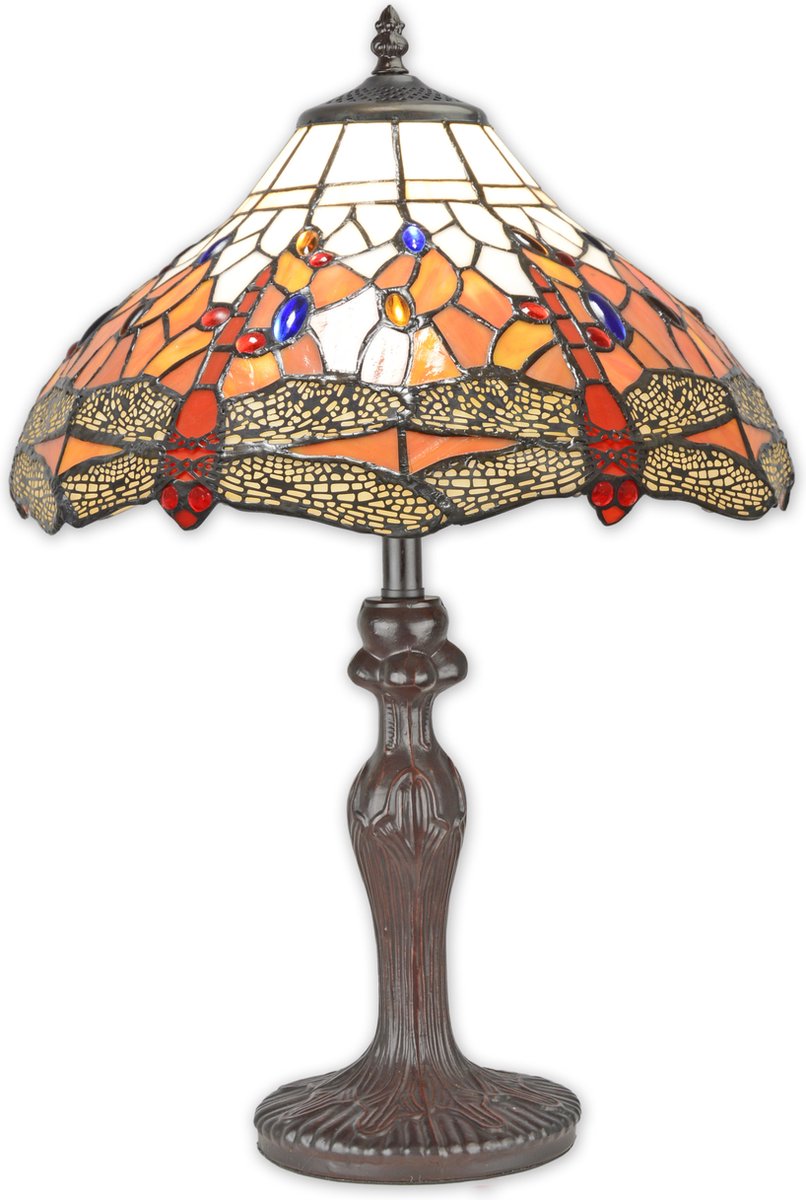 Tiffany stijl tafellamp 54 cm hoog