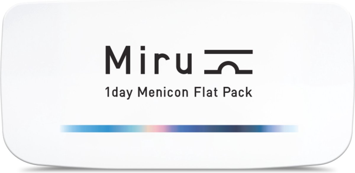 +3.25 - Miru 1day Menicon Flat Pack - 30 pack - Daglenzen - BC 8.60 - Contactlenzen