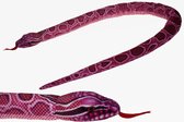 Pluche knuffel dieren roze python slang van 150 cm - Speelgoed slangen knuffels - Cadeau voor jongens/meisjes