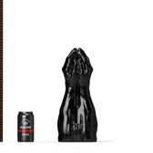 All Black Steroïd - The Diver Dildo - 36 x 10 cm - Dubbele Fisting Dildo - Vuistneuken - Vuist Dildo - Anaal Dildo - XXL Dildo - Grote Dildo - Anaal Toy - Seksspeeltje - Extra Grote Dildo
