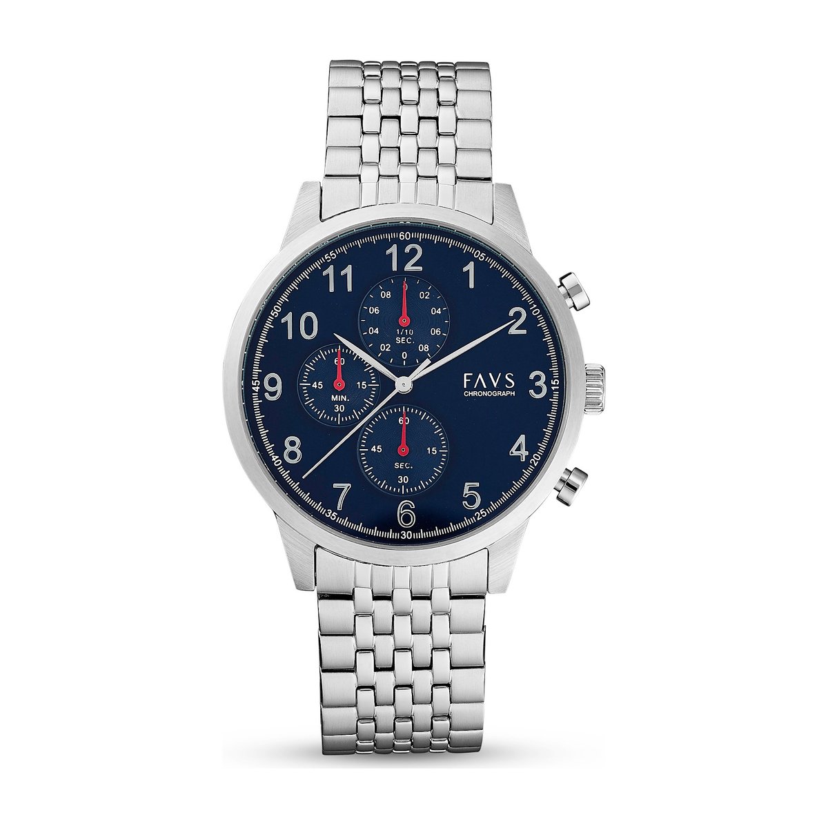 Favs Unisex Analooge Quartz One Size Blauww 32013959