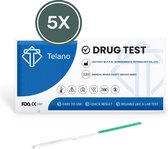 Telano Drugstest Cocaïne 5 stuks - Drugtest Urine COC Strip