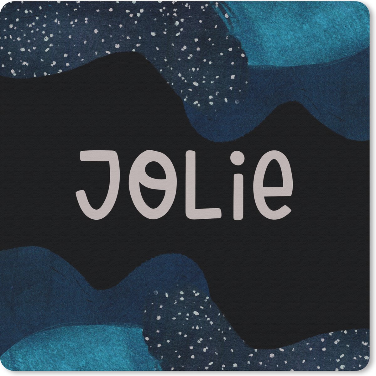 Muismat 30x30 cm - Mousepad Jolie - Pastel - Meisje - Muismatten