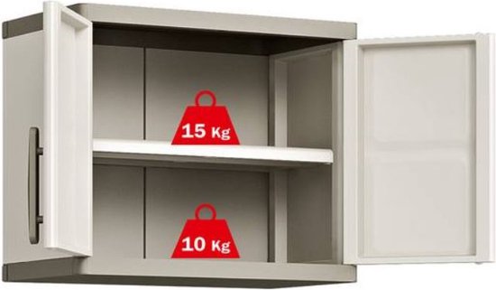 Keter opbergkast Store It Out Max - Kunststof - Beige/Bruin - 1200L