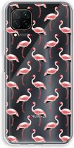 Case Company® - Hoesje geschikt voor Huawei P40 Lite hoesje - Flamingo - Soft Cover Telefoonhoesje - Bescherming aan alle Kanten en Schermrand