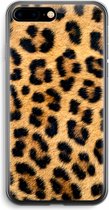Case Company® - Hoesje geschikt voor iPhone 7 PLUS hoesje - Luipaard - Soft Cover Telefoonhoesje - Bescherming aan alle Kanten en Schermrand