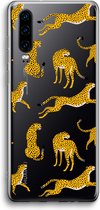 Case Company® - Hoesje geschikt voor Huawei P30 hoesje - Luipaard - Soft Cover Telefoonhoesje - Bescherming aan alle Kanten en Schermrand