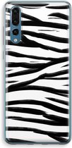 Case Company® - Hoesje geschikt voor Huawei P20 Pro hoesje - Zebra pattern - Soft Cover Telefoonhoesje - Bescherming aan alle Kanten en Schermrand