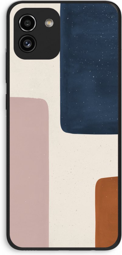 Case Company® - Coque Samsung Galaxy A03 - Geo #5 - Coque souple pour téléphone - Protection sur tous les côtés et bord d'écran
