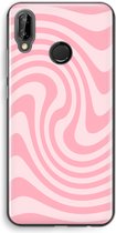 Case Company® - Hoesje geschikt voor Huawei P20 Lite hoesje - Swirl Roos - Soft Cover Telefoonhoesje - Bescherming aan alle Kanten en Schermrand