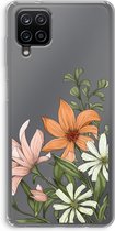 Case Company® - Hoesje geschikt voor Samsung Galaxy A12 hoesje - Floral bouquet - Soft Cover Telefoonhoesje - Bescherming aan alle Kanten en Schermrand
