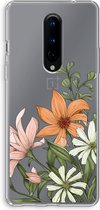 Case Company® - Hoesje geschikt voor OnePlus 8 hoesje - Floral bouquet - Soft Cover Telefoonhoesje - Bescherming aan alle Kanten en Schermrand