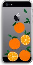 Case Company® - Hoesje geschikt voor iPhone 5 / 5S / SE (2016) hoesje - Will you be my clementine - Soft Cover Telefoonhoesje - Bescherming aan alle Kanten en Schermrand