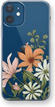 Case Company® - Hoesje geschikt voor iPhone 12 mini hoesje - Floral bouquet - Soft Cover Telefoonhoesje - Bescherming aan alle Kanten en Schermrand