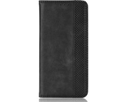 Coque Motorola Moto G52 - Mobigear - Série Sensation - Bookcase en similicuir - Zwart - Coque adaptée pour Motorola Moto G52