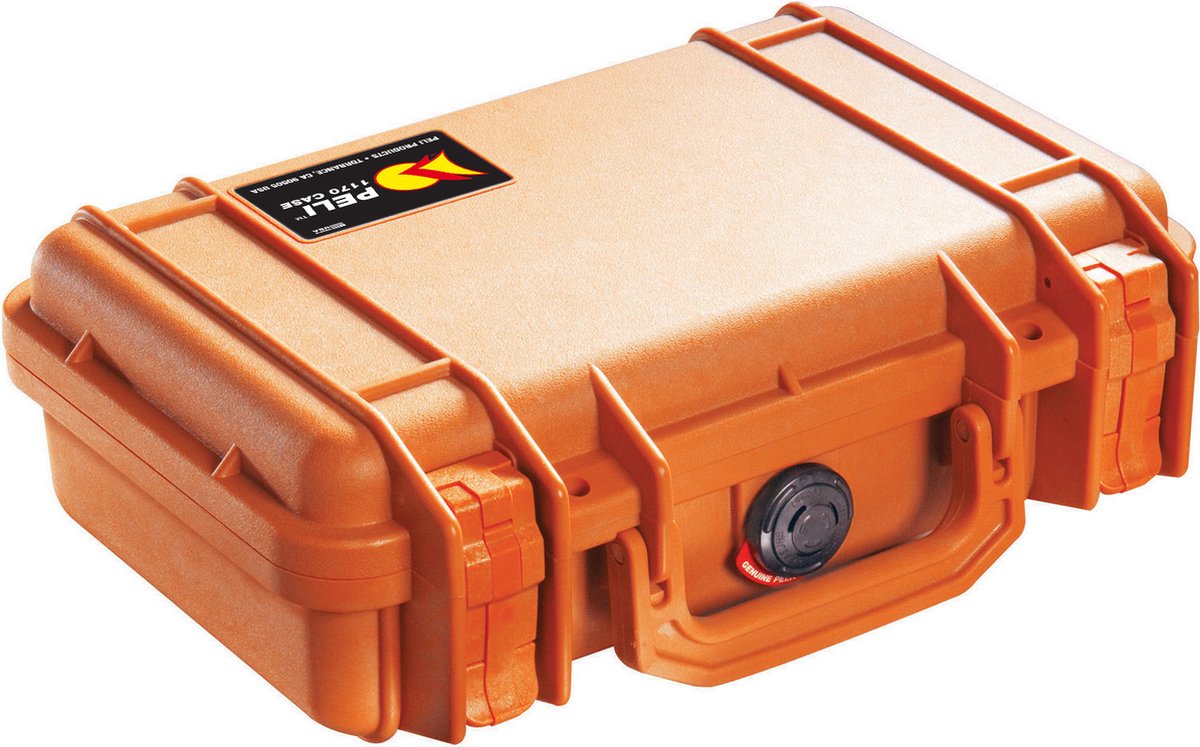 Peli Case - Camerakoffer - 1170 - Oranje incl. plukschuim 26,800000 x 15,300000 x 8,000000 cm (BxDxH)