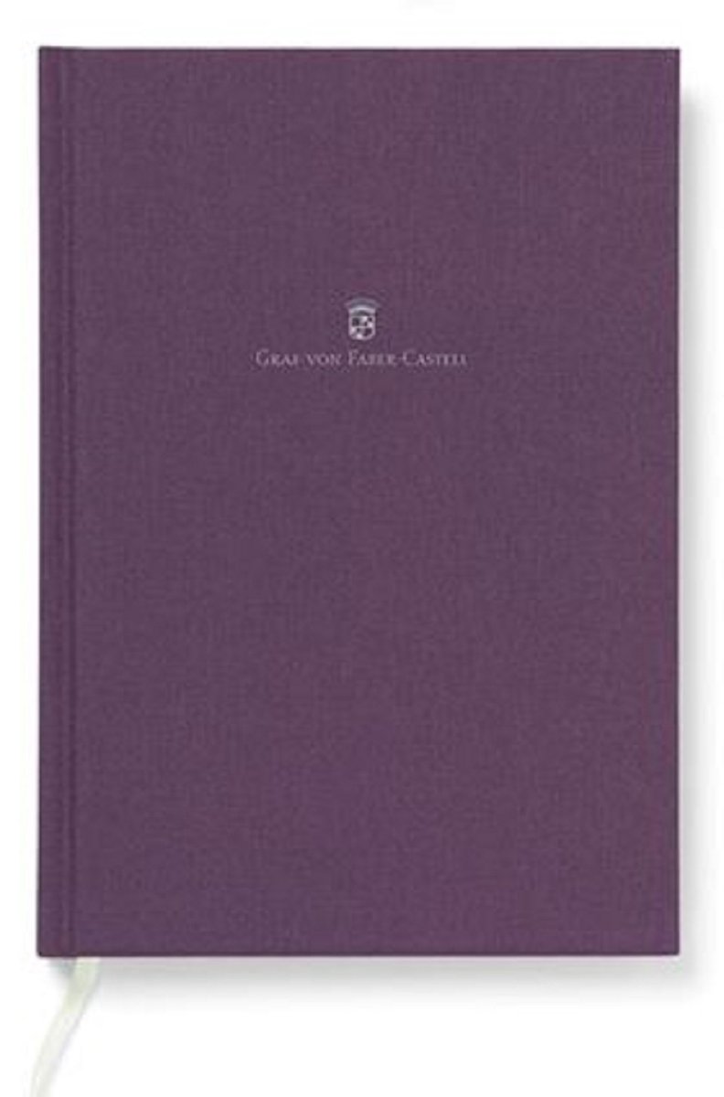 Graf von Faber-Castell - Gebonden A5 notitieboek (21.5 x 15.3cm) - violet