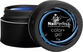 Nail Perfect - Color+ Gel - Blue - 7 gr
