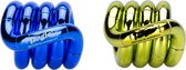 Tangle Toys - Metallic Junior 2-Pack - The Original Fidget - Fidget Toy voor kinderen en volwassenen - Fidget Toy voor school - Cadeau voor tieners en volwassenen - Kleuren variëren