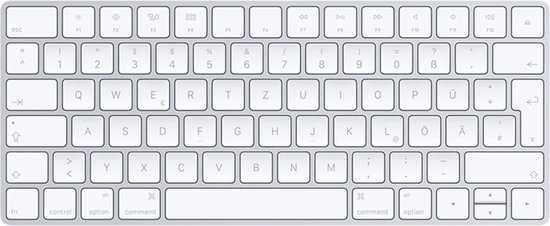 Apple Magic Keyboard - QWERTZ - Draadloos toetsenbord - Wit | bol.com