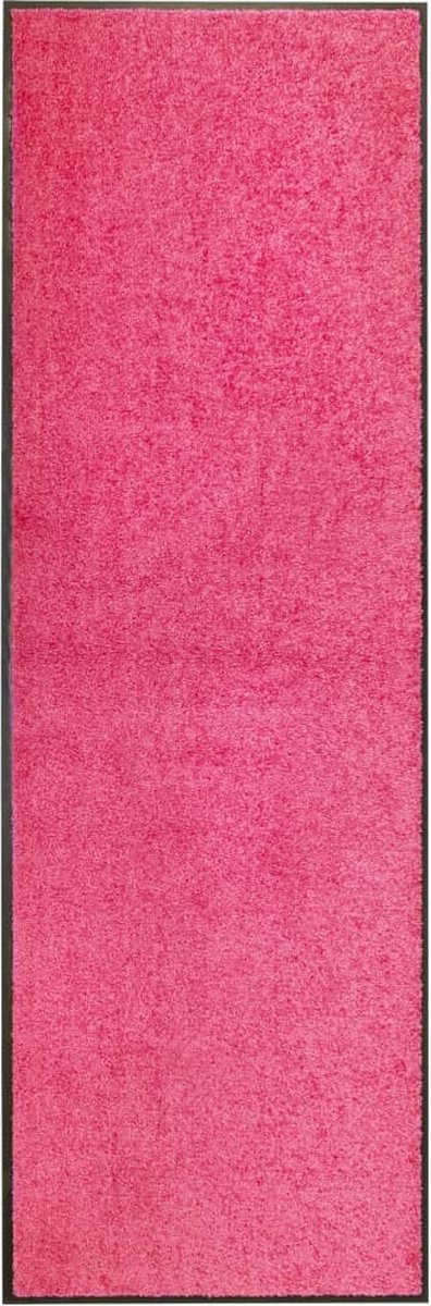 VidaLife Deurmat wasbaar 60x180 cm roze