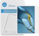 Tablet screenprotector geschikt voor Huawei MatePad Pro 12.6 (2021) - Case-friendly screenprotector - 2 stuks - Tempered Glass - Transparant