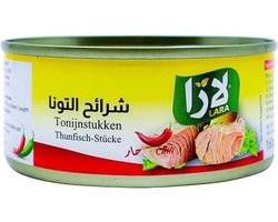 Lara Ingeblikte Tonijn (Pittig) 3 x 160 Gram
