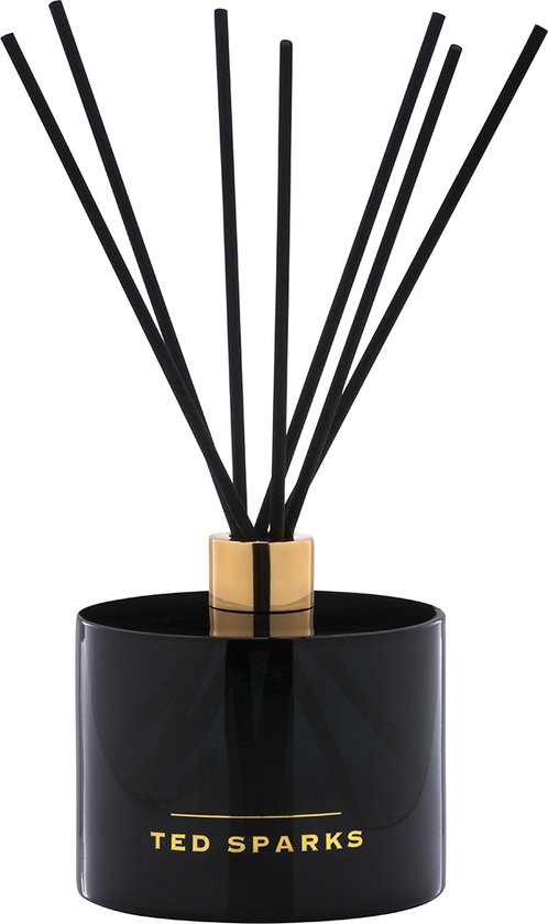 Ted Sparks - Geurstokjes XL - Huisparfum - Interieurparfum - Huisgeur geurstokjes – 450 ML - Luxe verpakking - Wild Rose & Jasmin