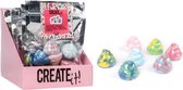 Create it! Lot de 7 boules de bain mini licorne caca