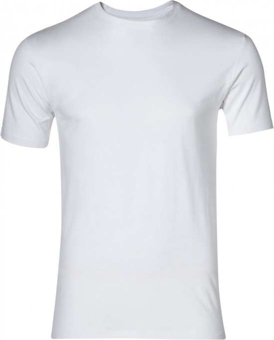 T-shirt Jac Hensen - Coupe Slim - Wit - 3XL Grandes Tailles