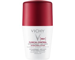 Vichy Deodorant Clinical Control 96U 50ml tegen overmatige transpiratie – roller 50ml – ook voor gevoelige huid