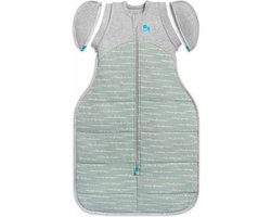 Love to Dream™ Babyslaapzak Swaddle Up™ - Inbakeren afbouwen - Baby 6-9 maanden - 8.5-11 kg - Winter - Olive
