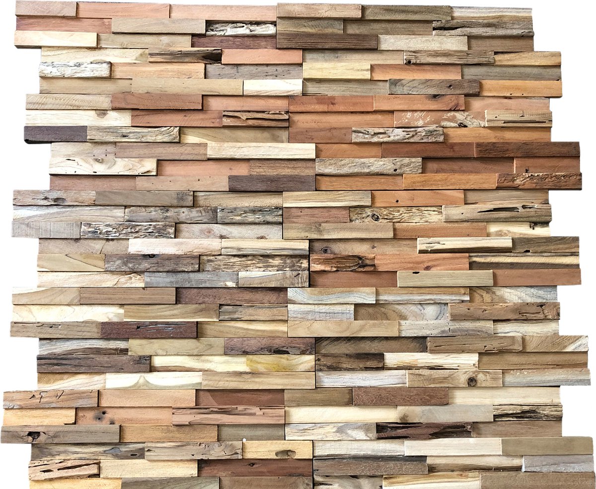Wooden Wall Design model Marbel Wandbekleding van oud hout, natuurlijke vintage houten wandpanelen, wanddecoratie, houten wand, wanddesign (1 m2