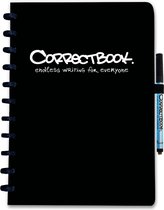 Correctbook Original A4 Ink Black - Gelinieerd - Uitwisbaar / Whiteboard Notitieboek