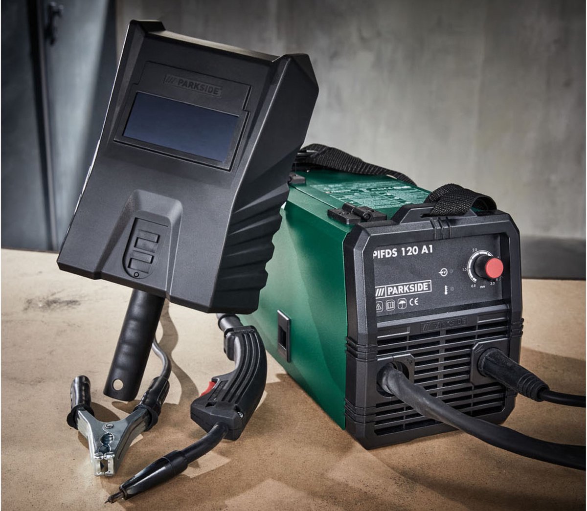 Parkside Inverter Vuldraad Lasapparaat Lastechniek lassen met gevulde draad Parkside Inverter Vuldraad Lasapparaat Lastechniek lassen met gevulde draad