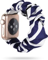 Fungus - Smartwatch bandje - Geschikt voor Apple Watch 38 / 40 / 41 mm - Series 1 2 3 4 5 6 7 8 9 SE iWatch - Stof - Print - Zebra