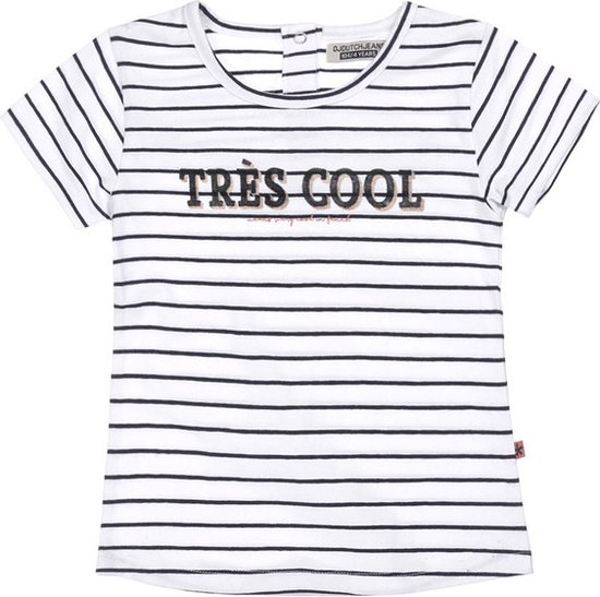 DJ Dutch jeans shirt white "tres cool" maat 140