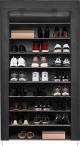 Schoenenrek - schoenenkast - voor het opbergen van schoenen - ruimtebesparend - voor veel paar schoenen 88 x 28 x 160 centimeter
