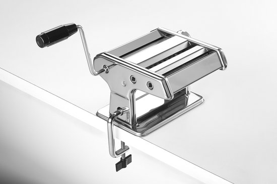Metaltex - Pastamachine - 3-in-1 - RVS - 21 x 19 x 13,5 cm - Zilver - 7 diktes van Metaltex — afbeelding 5
