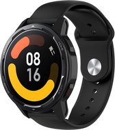 Strap-it Sport smartwatch bandje - geschikt voor Xiaomi Watch S1 / Watch S1 Pro / Watch 2 Pro & S1 Active / Xiaomi Mi Watch / Amazfit Pace / Amazfit Stratos - zwart
