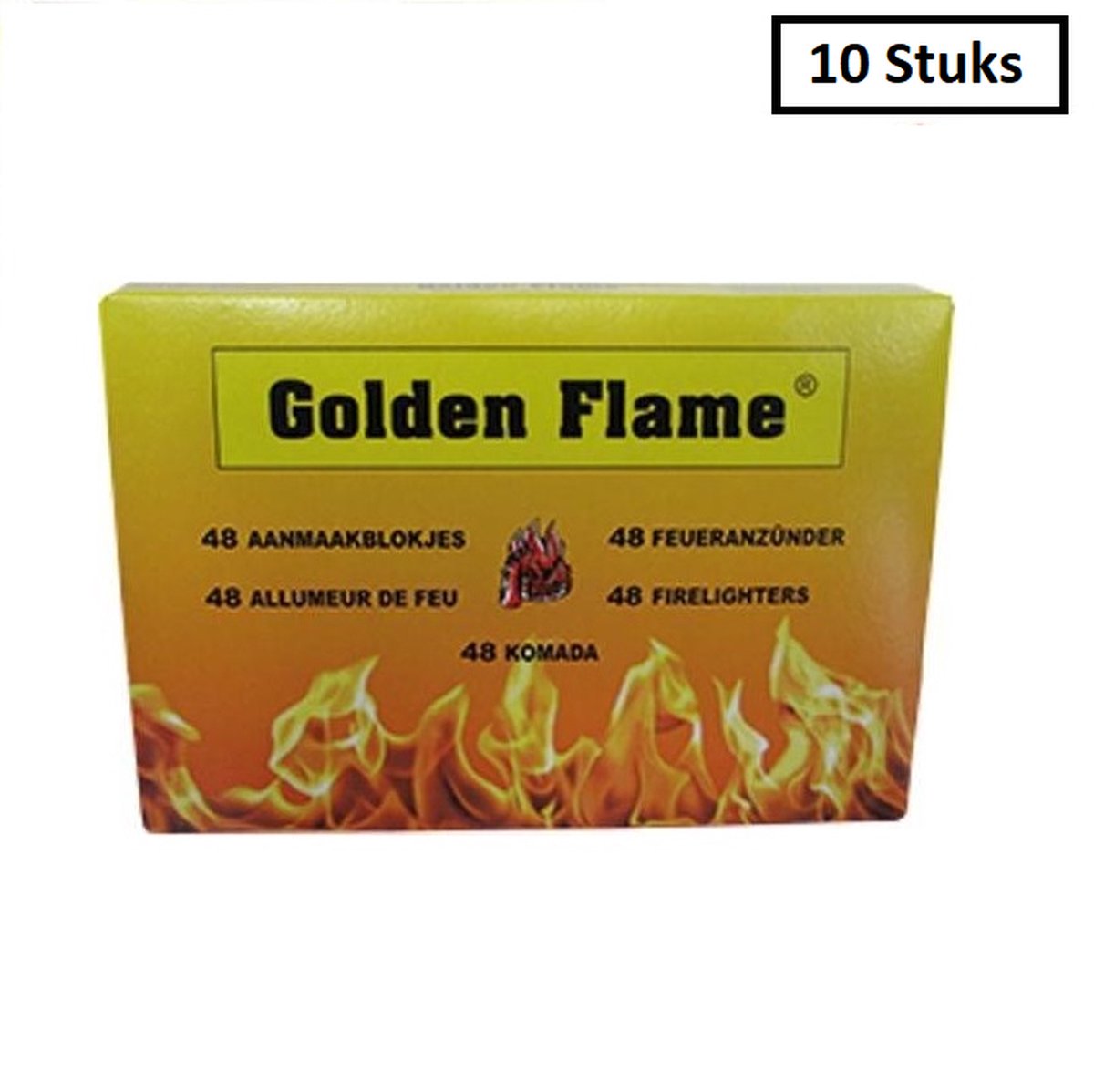 Golden Flame Aanmaakblokjes wit 10 Stuks
