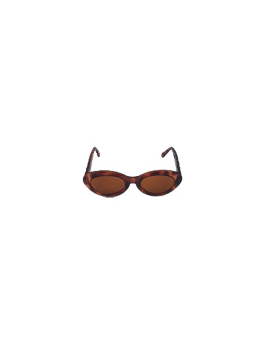 Zonnebril LISETTE - UV 400 - Bruin / Goud - Trendy Bril Met Gouden Detail - Normaal Model - Shades - Dames / Vrouwen van Lysmatelou — afbeelding 3