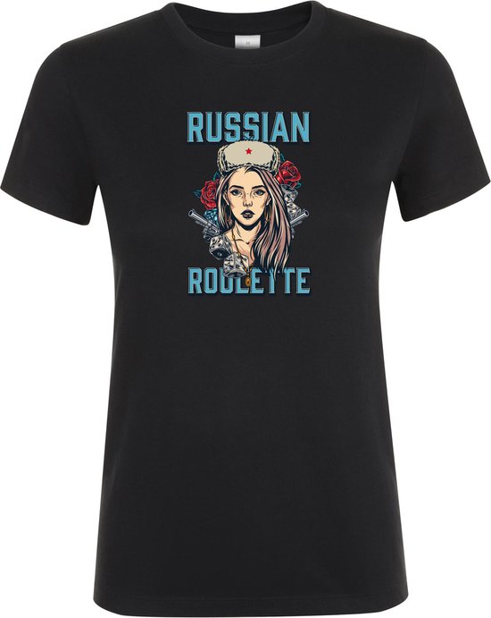 Klere-Zooi - Russian Roulette - Dames T-Shirt - 4XL
