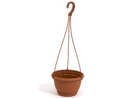 ‎Hangende bloempot Agro kunststof D16cm H11cm terracotta‎