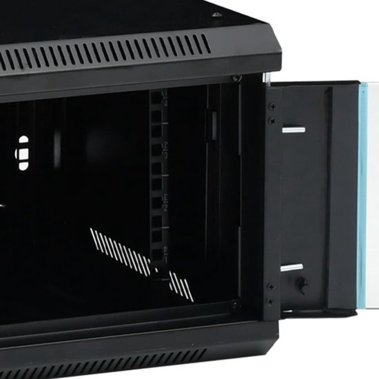 vidaXL Netwerkkast voor aan de muur 9U 19" IP20 600x450x510 mm van vidaXL — afbeelding 5