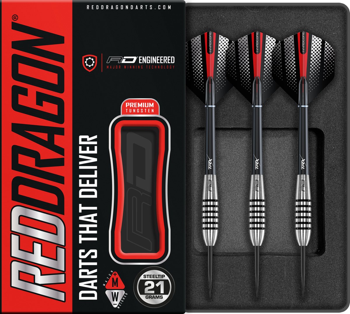 RED DRAGON - Swingfire 2 Flightmaster: Steeltip Tungsten Dartpijlen Professioneel - 21 gram
