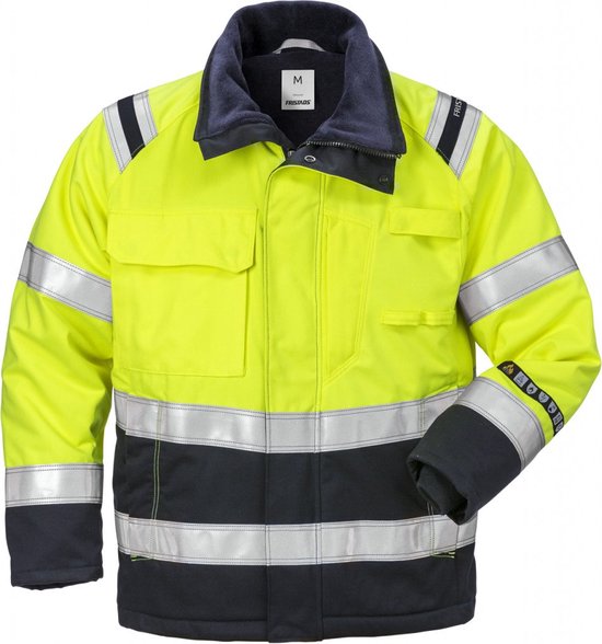 Portwest T400 PW3 Hi-Vis Winterjack, Geel/Zwart, Grootte XXL