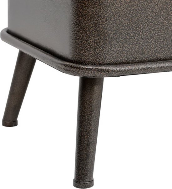 Banc de rangement vidaXL avec dossier 110 cm similicuir noir - Banc de rangement - Bancs de rangement - Coffre de rangement