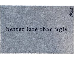 Mad About Mats - Ares - deurmat - better late than ugly - schoonloop/scraper - wasbaar - 50x75cm